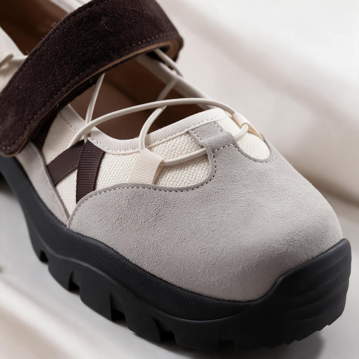 Damen Mary-Jane-Sneaker mit Plateausohle