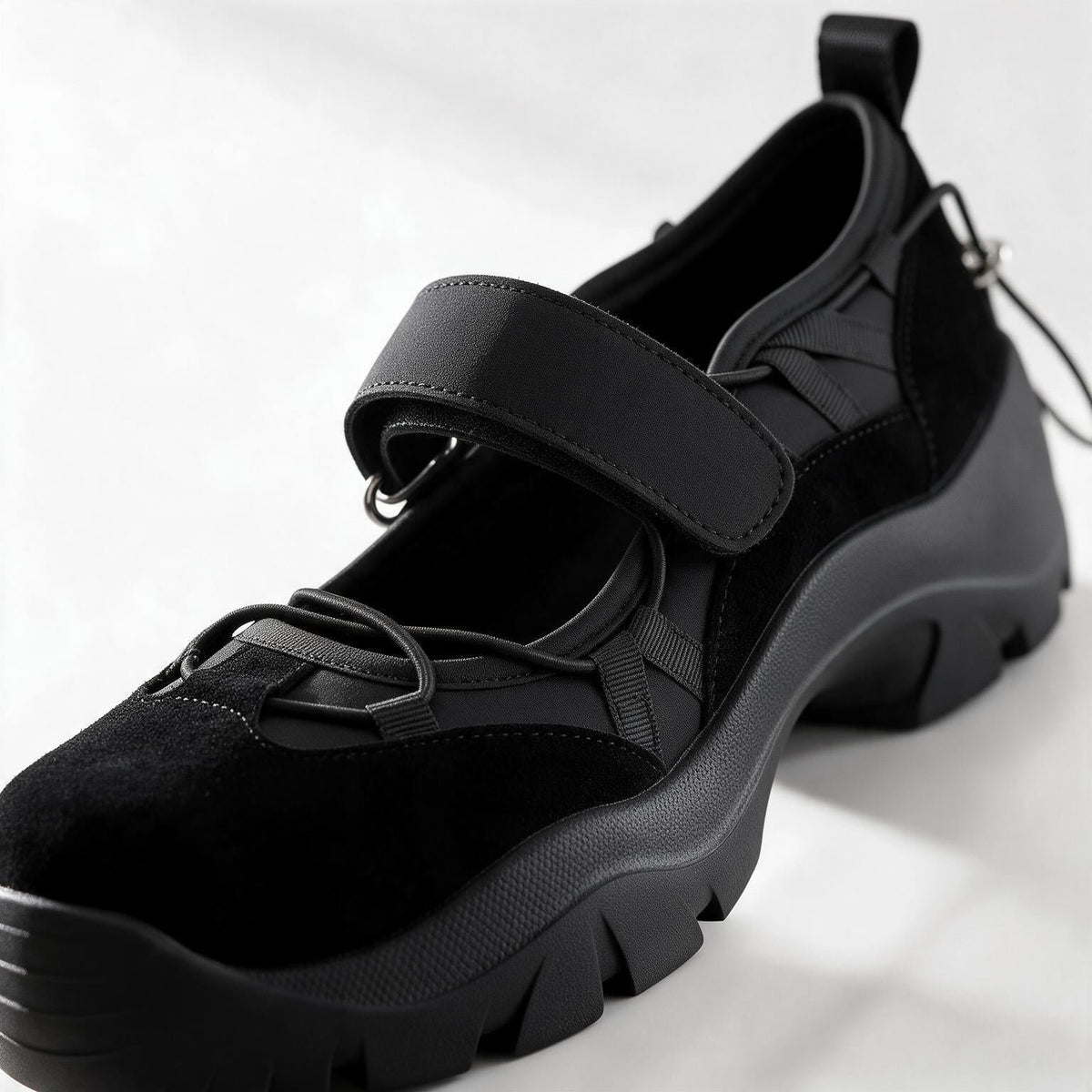 Damen Mary-Jane-Sneaker mit Plateausohle