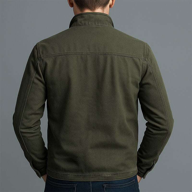 Herren Lässiger Baumwoll-Blouson