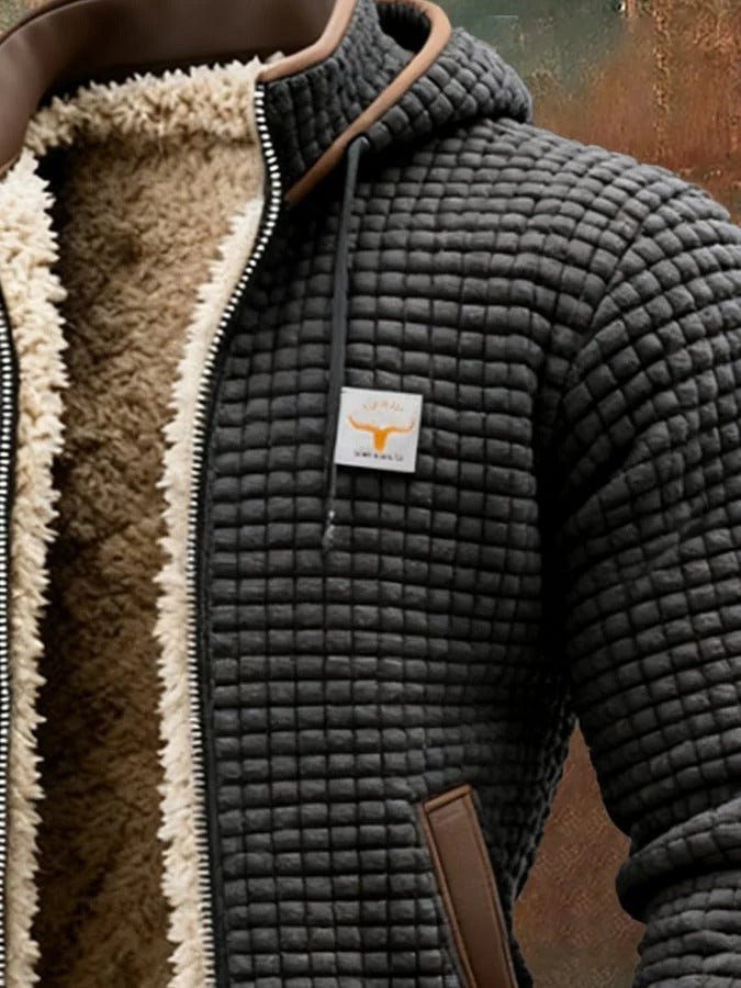 Herren Bomberjacke mit Sherpa-Futter