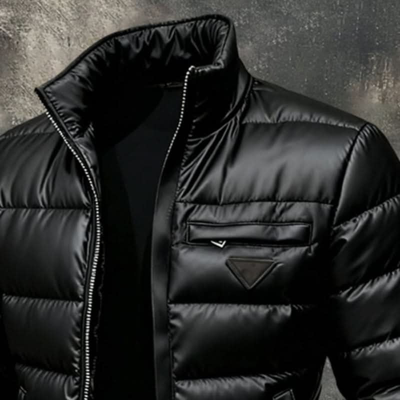 Herren Stilvolle Steppjacke mit Stehkragen