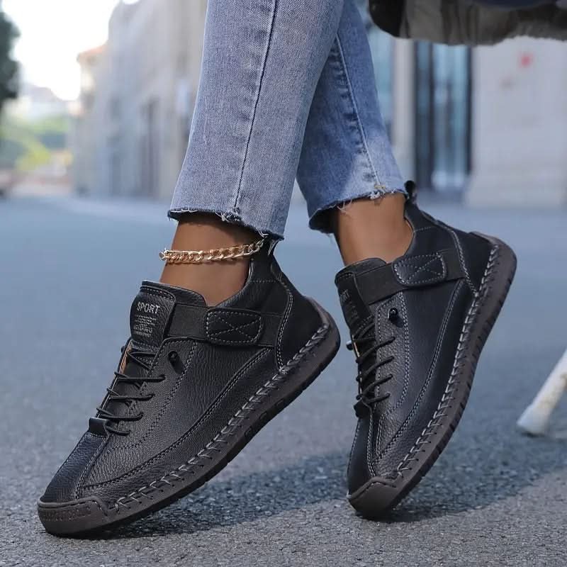 Damen Orthopädischer Sneaker in Lederoptik