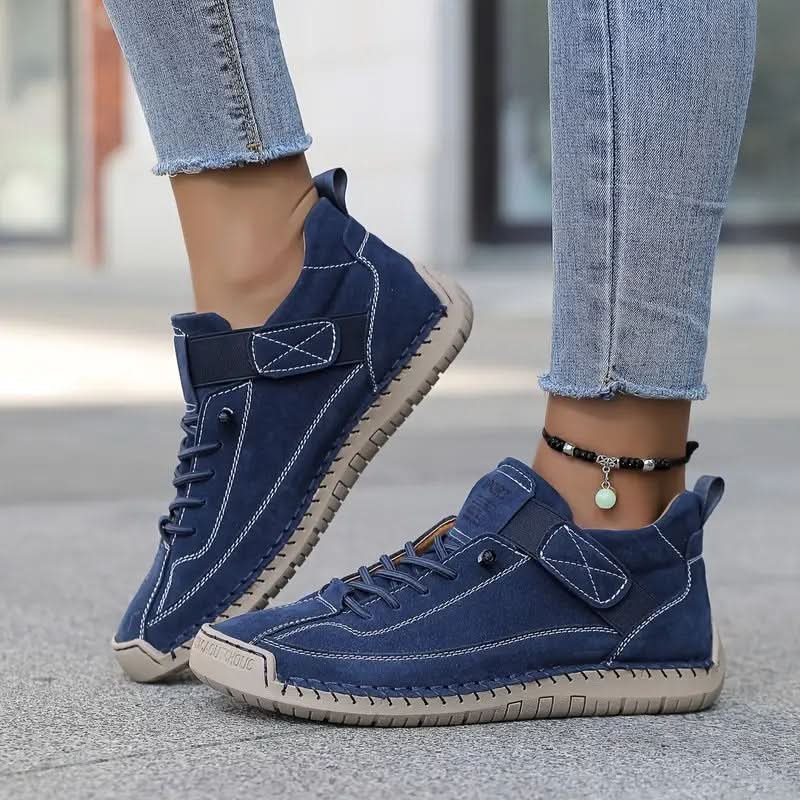 Damen Orthopädischer Sneaker in Lederoptik