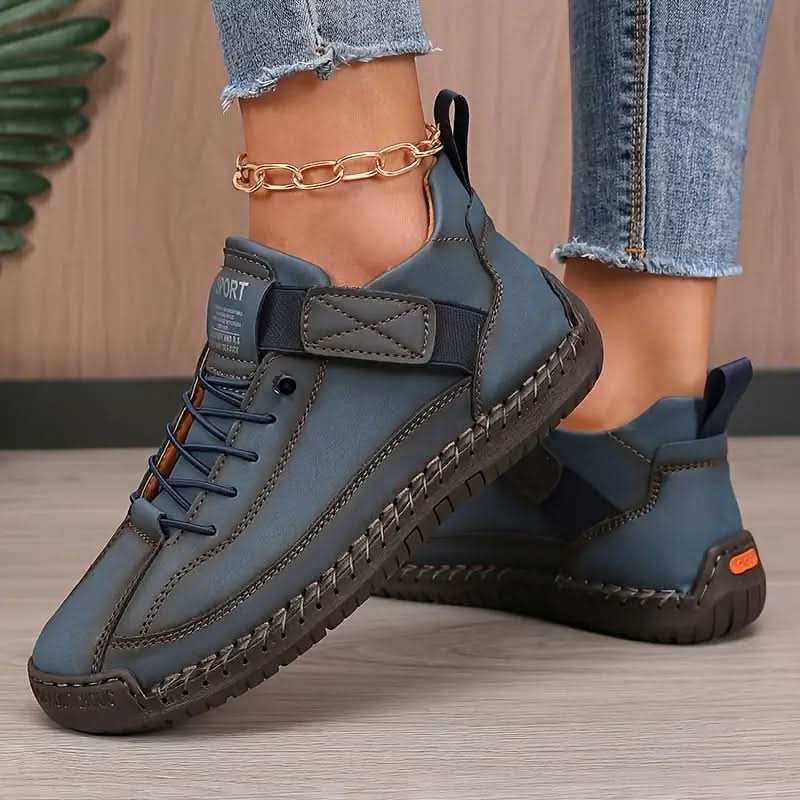 Damen Orthopädischer Sneaker in Lederoptik