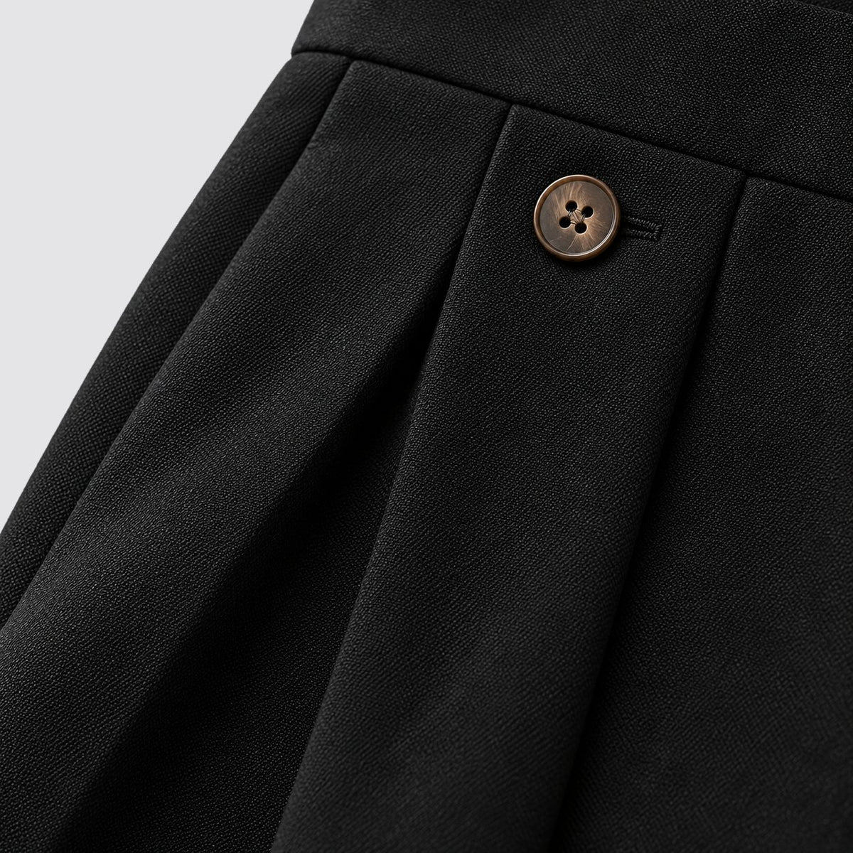 Herren Bundfaltenhose mit weitem Beinschnitt