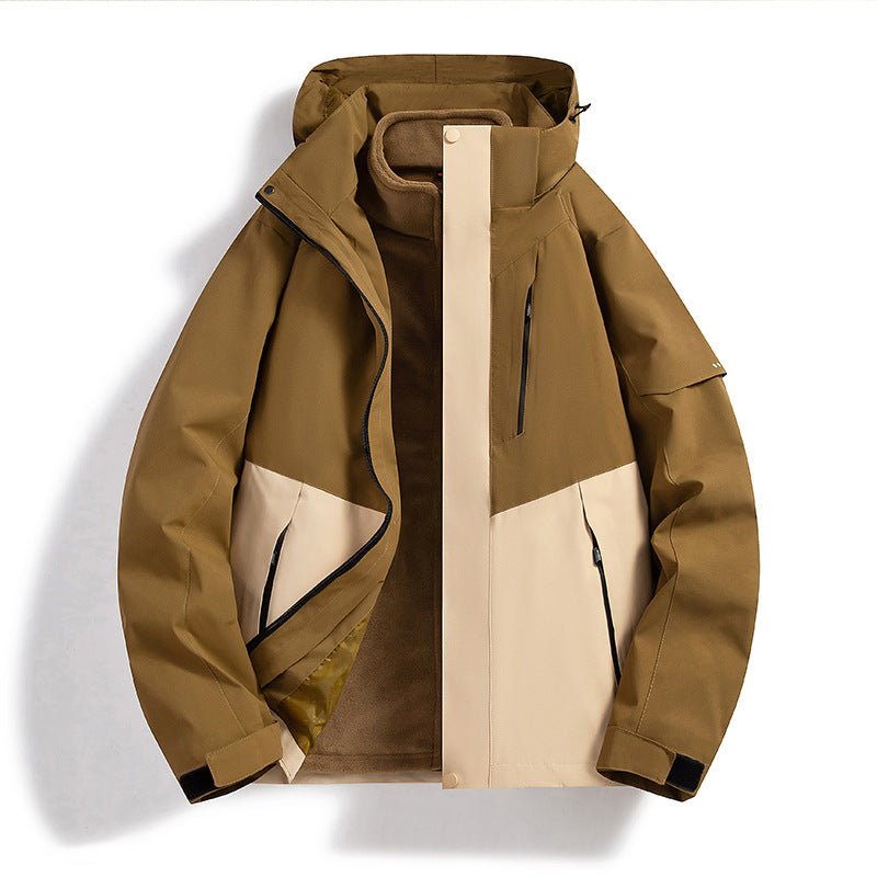 Damen Lässige Skijacke mit Kapuze