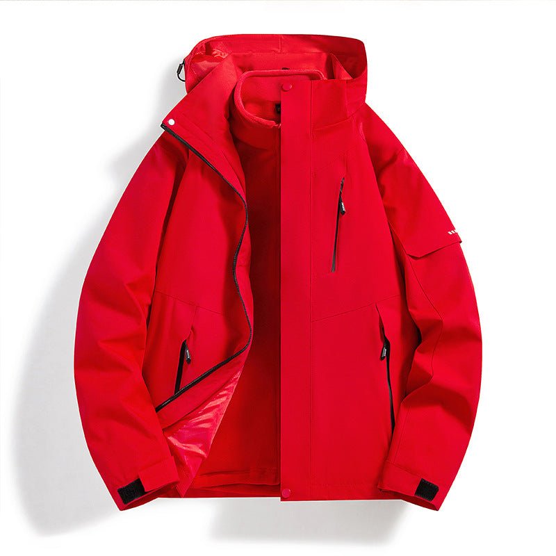 Damen Lässige Skijacke mit Kapuze