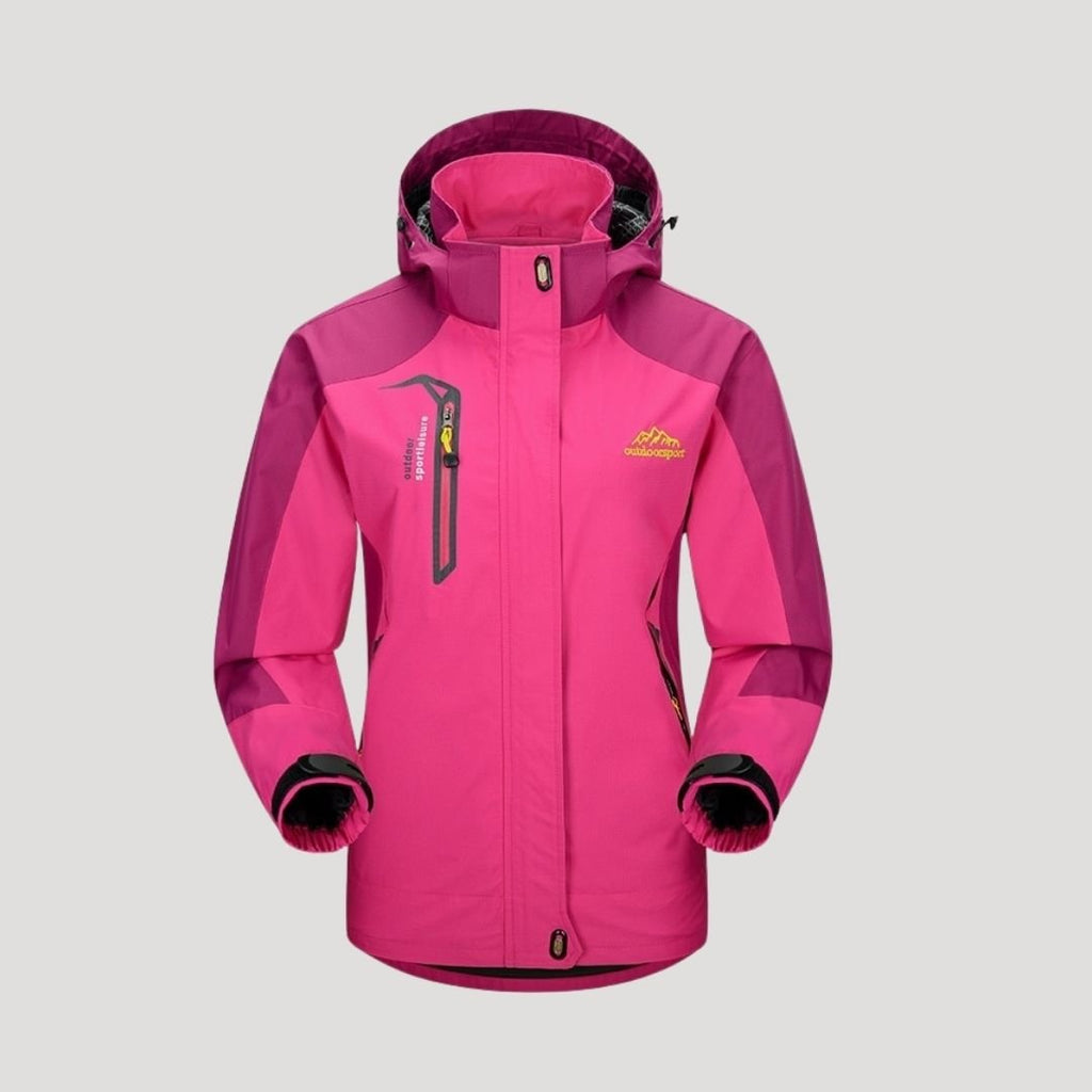 Damen Wasserdichte Skijacke mit Kapuze