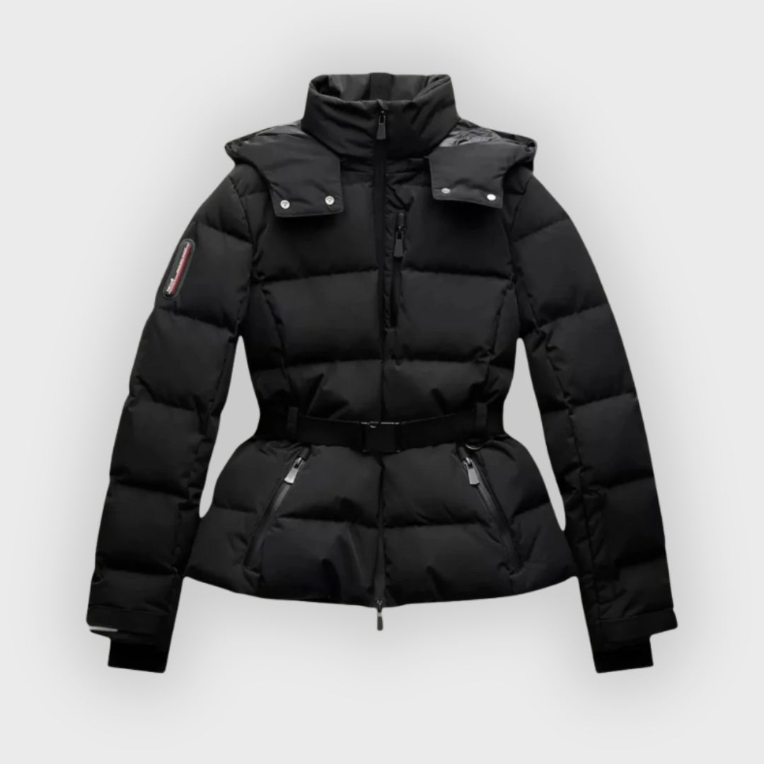 Damen Isolierte Skijacke mit Gürtel