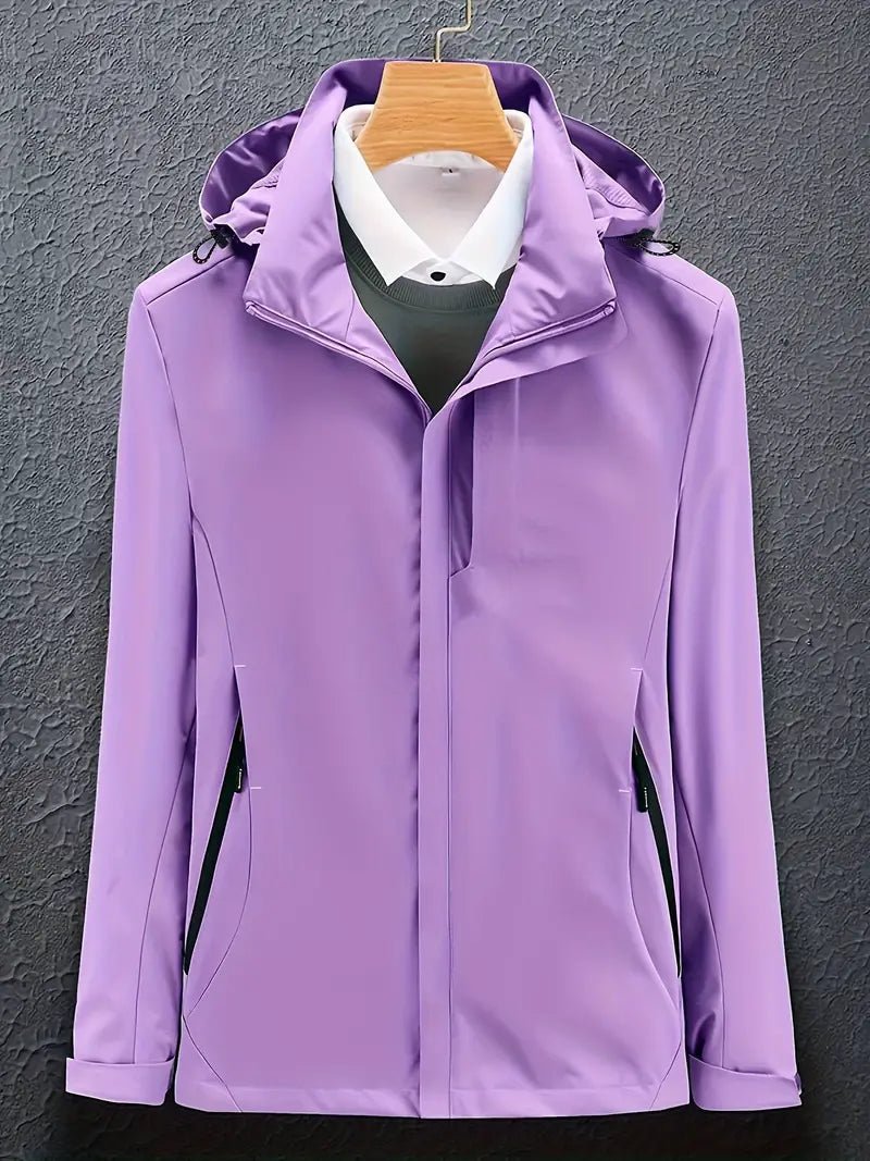 Damen Sportliche Skijacke mit Kapuze