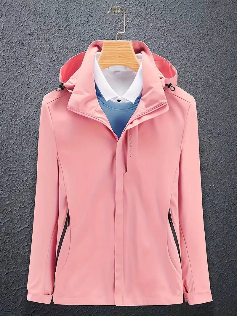 Damen Sportliche Skijacke mit Kapuze