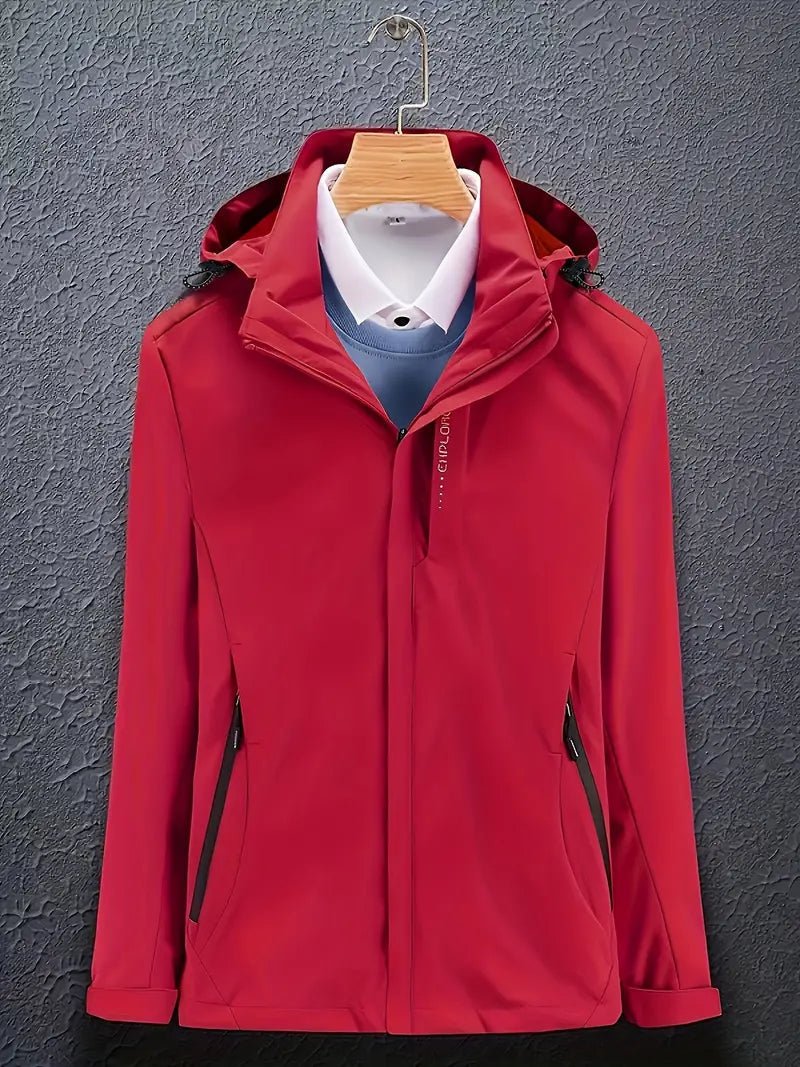 Damen Sportliche Skijacke mit Kapuze