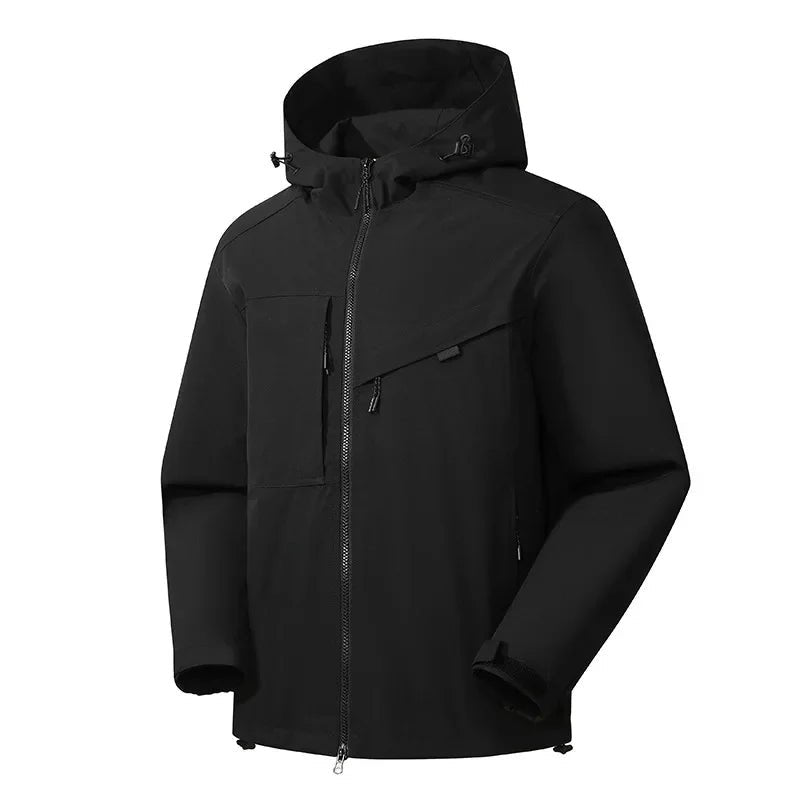 Herren Softshell Skijacke mit Kapuze