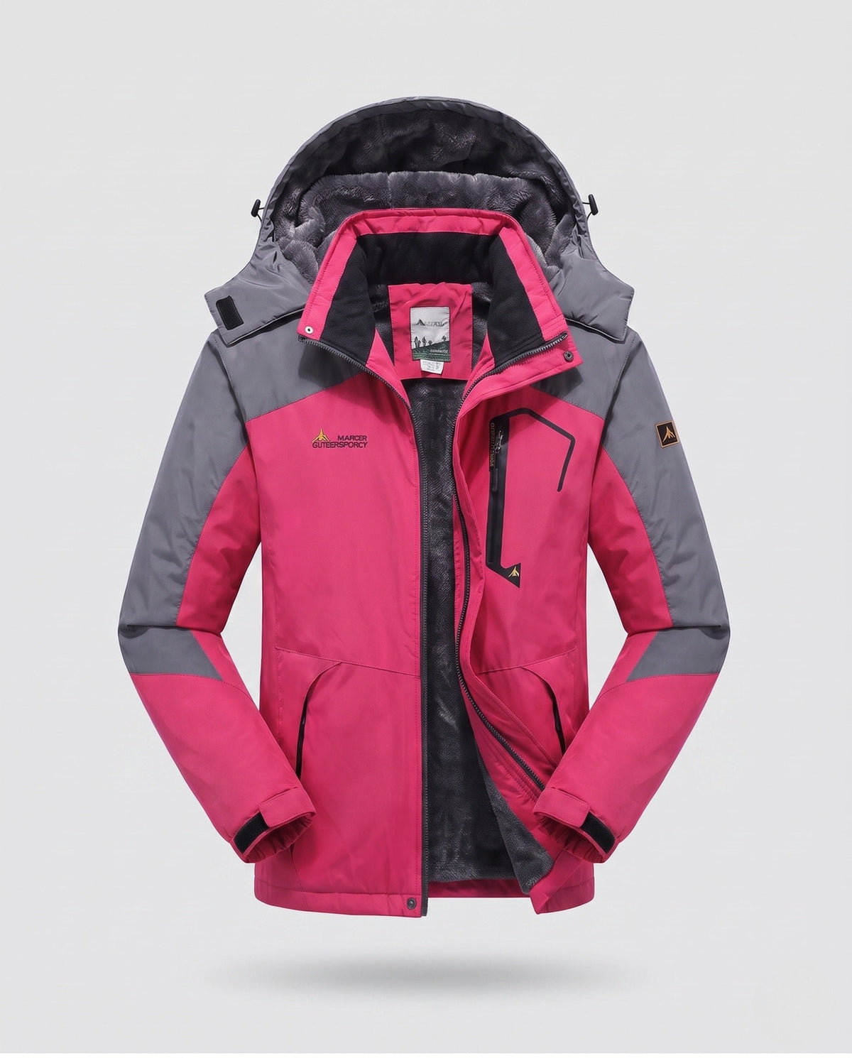 Herren Isolierte Skijacke mit Kapuze
