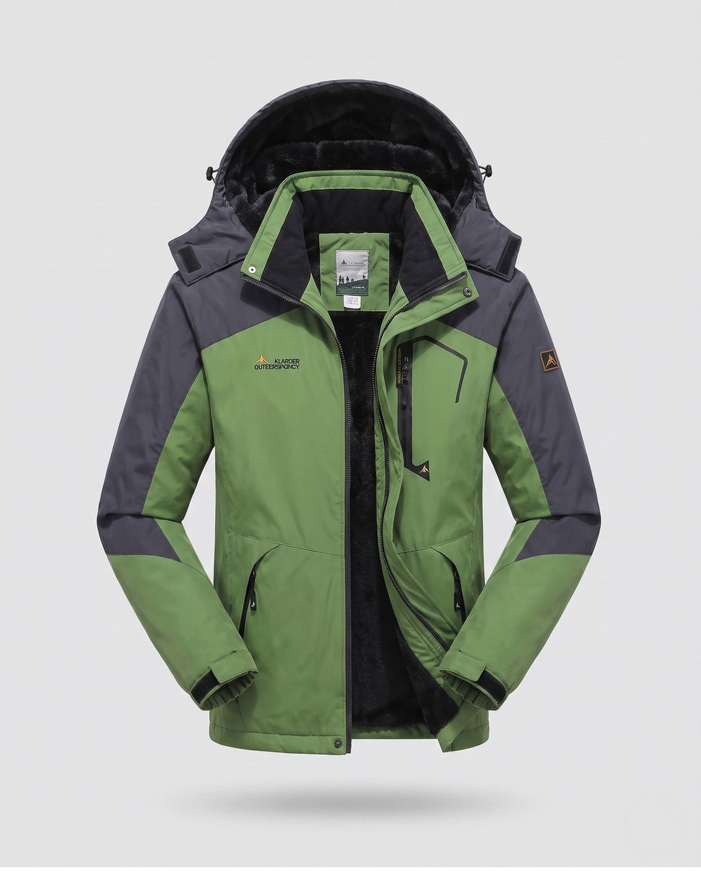 Herren Isolierte Skijacke mit Kapuze