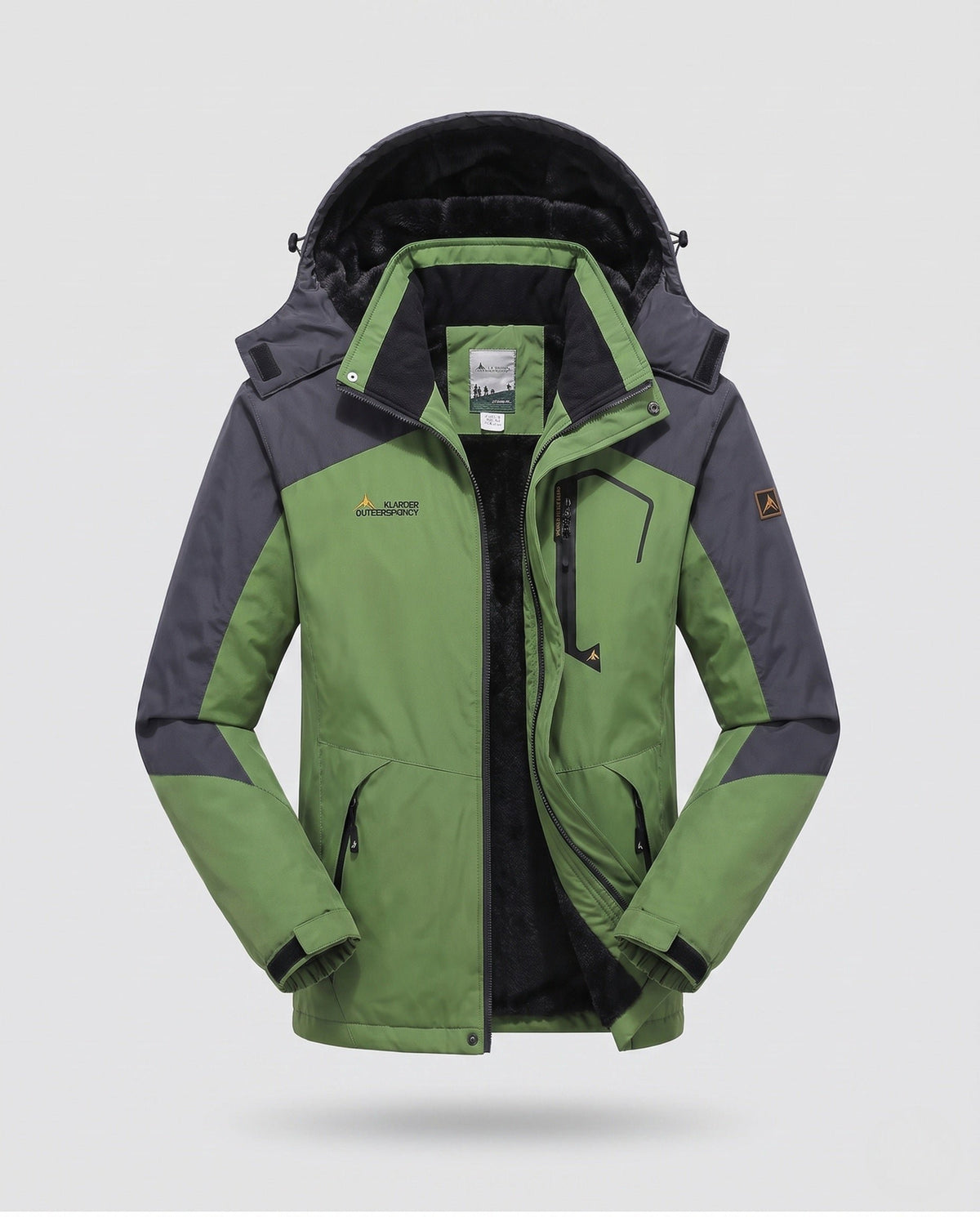 Herren Isolierte Skijacke mit Kapuze