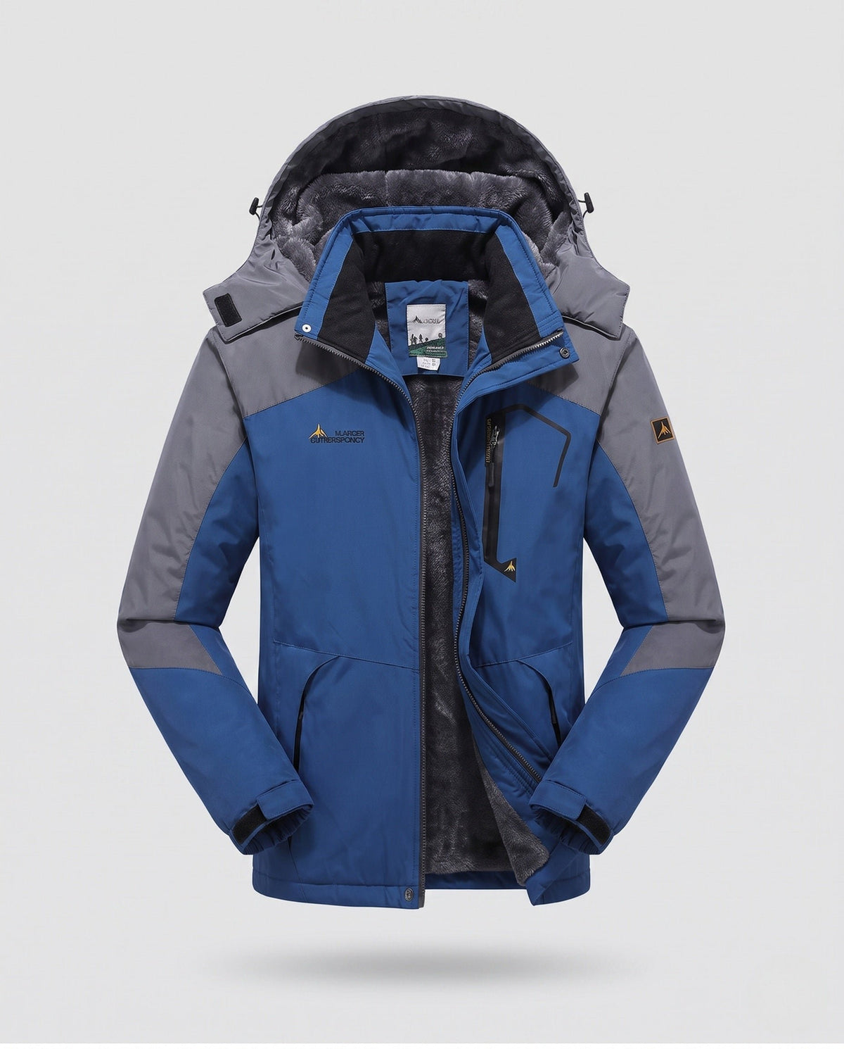 Herren Isolierte Skijacke mit Kapuze