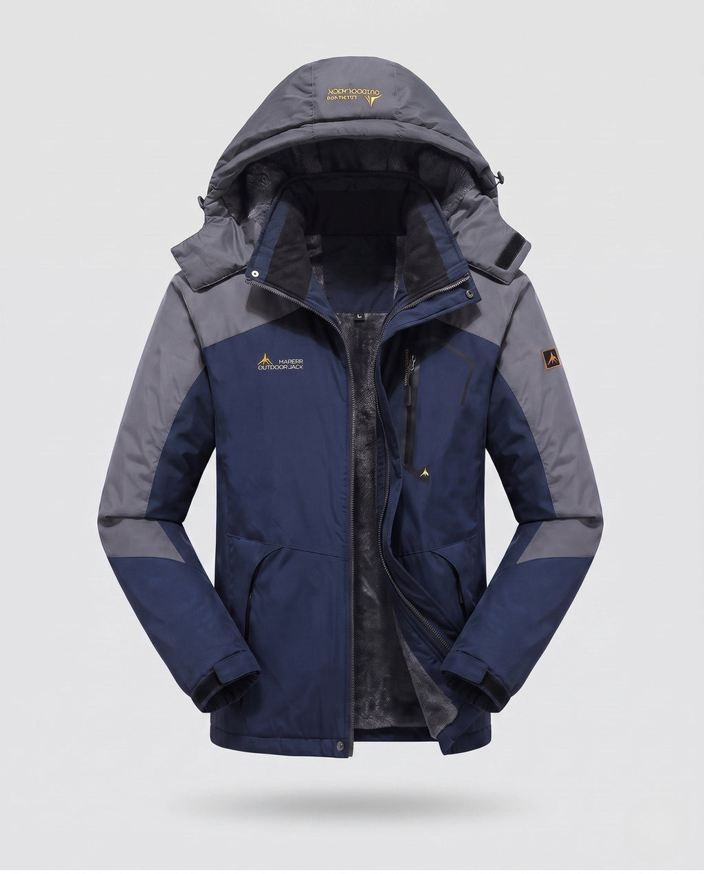 Herren Isolierte Skijacke mit Kapuze