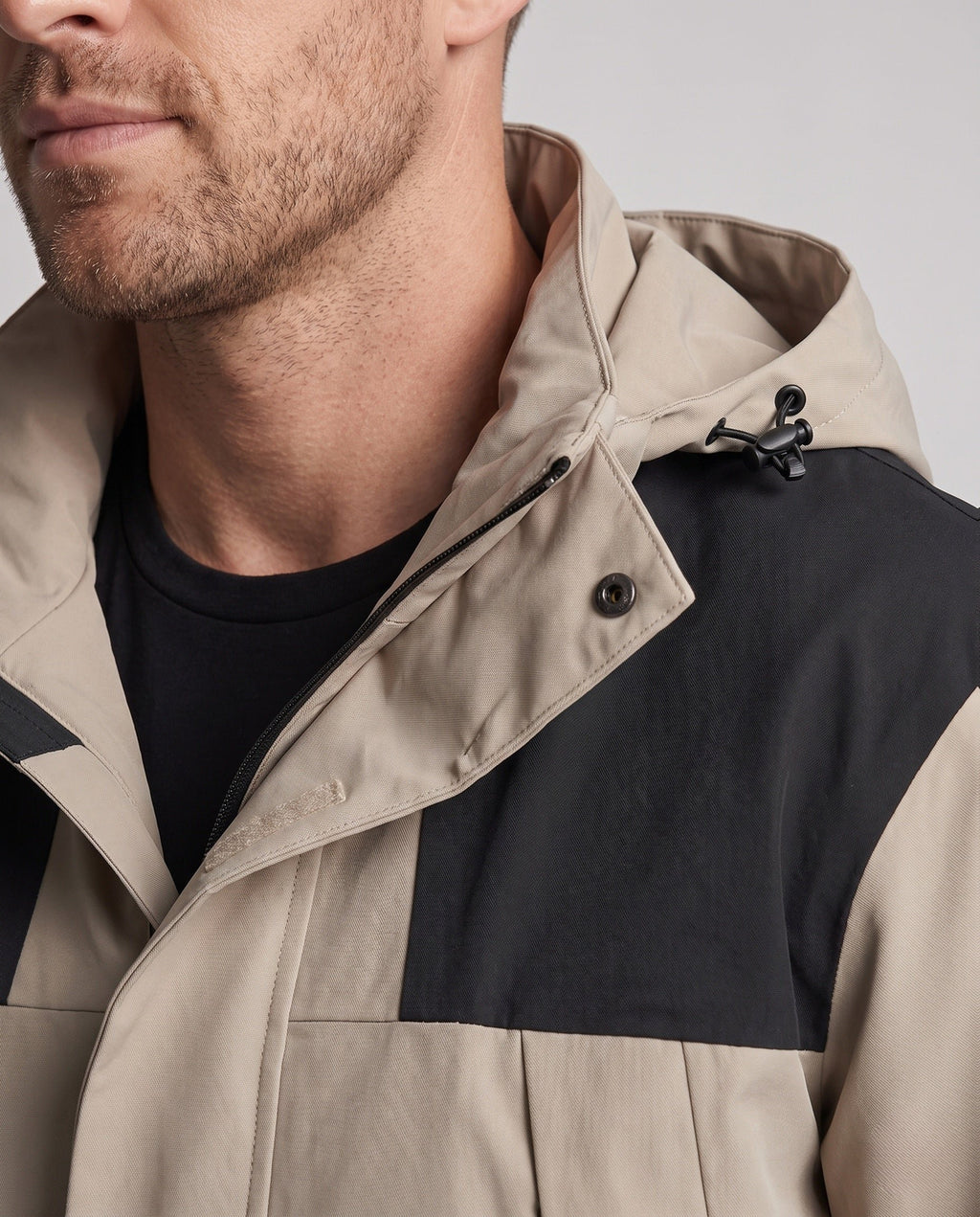 Herren Wasserdichte Skijacke mit Mountain-Print