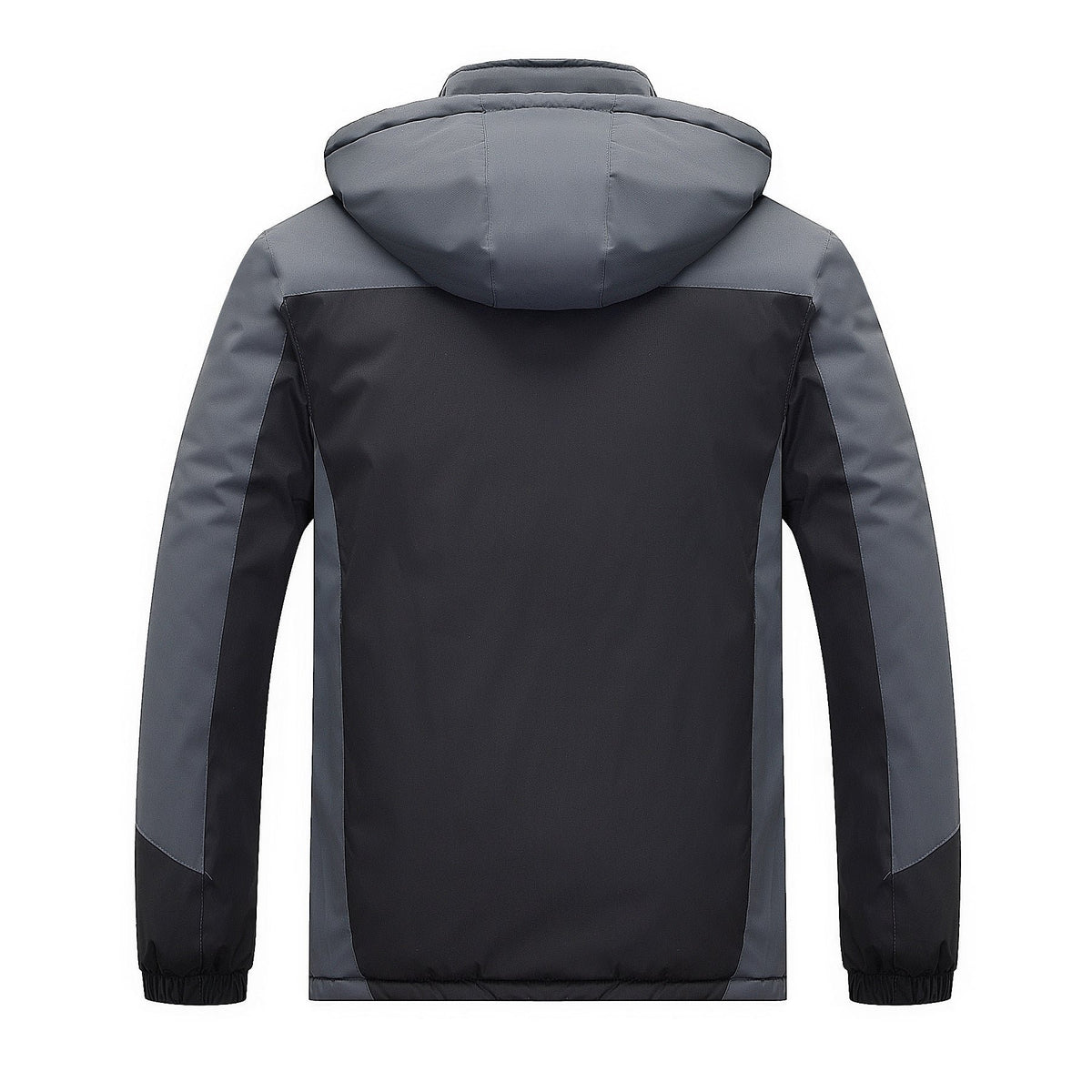 Herren Winterjacke mit abnehmbarer Kapuze und Fleece-Innenlage