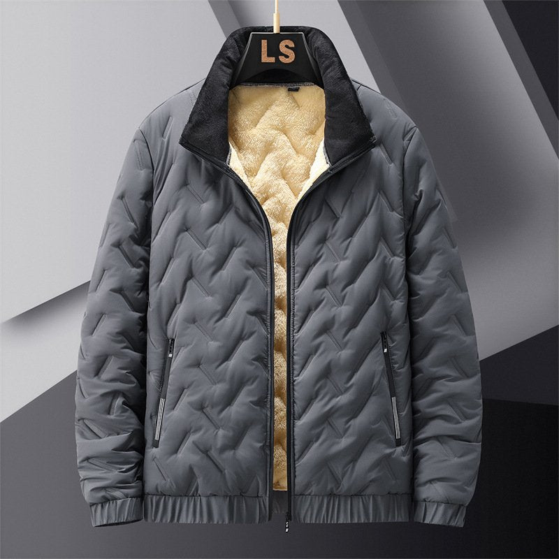Herren Skijacke mit Stehkragen und Fleece-Futter