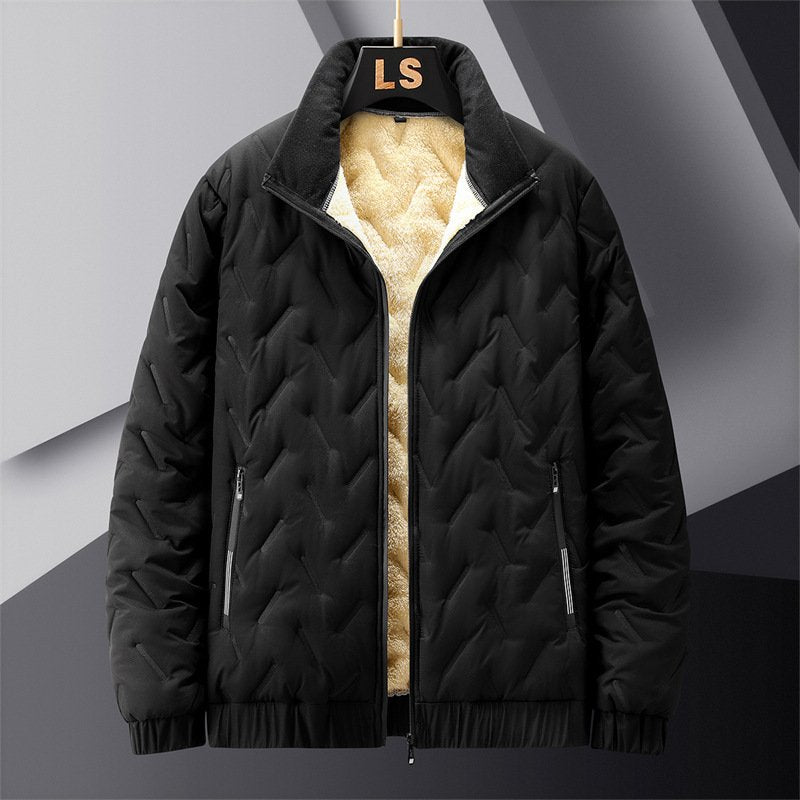 Herren Skijacke mit Stehkragen und Fleece-Futter