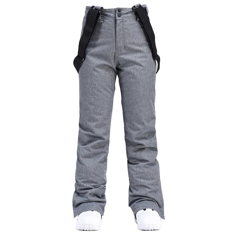 Unisex Wasserdichte Skihose mit Hosenträgern